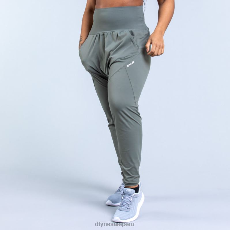 fondos HR0PN101 Musgo Verde Dfyne joggers de corte cónico harén Origin 3
