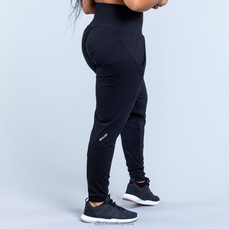 fondos HR0PN99 negro Dfyne joggers de corte cónico harén Origin 1