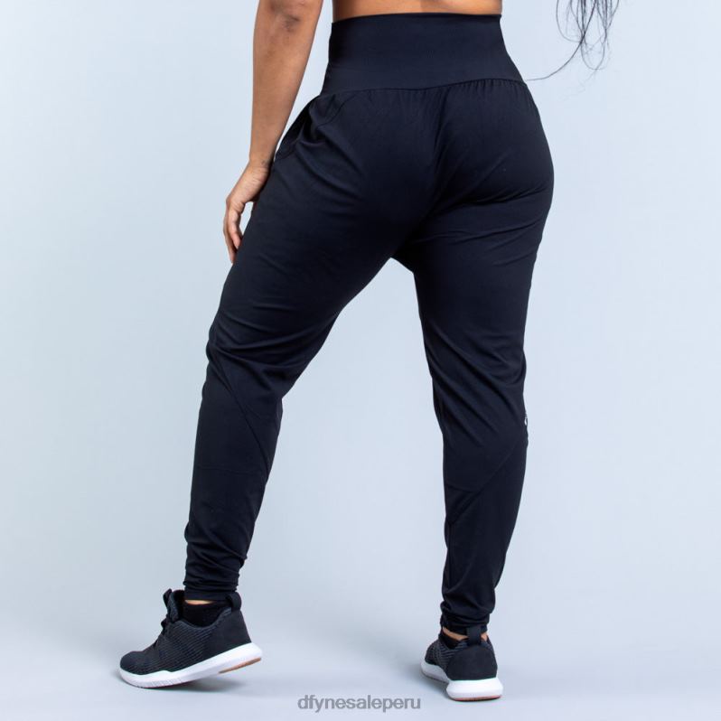 fondos HR0PN99 negro Dfyne joggers de corte cónico harén Origin 1
