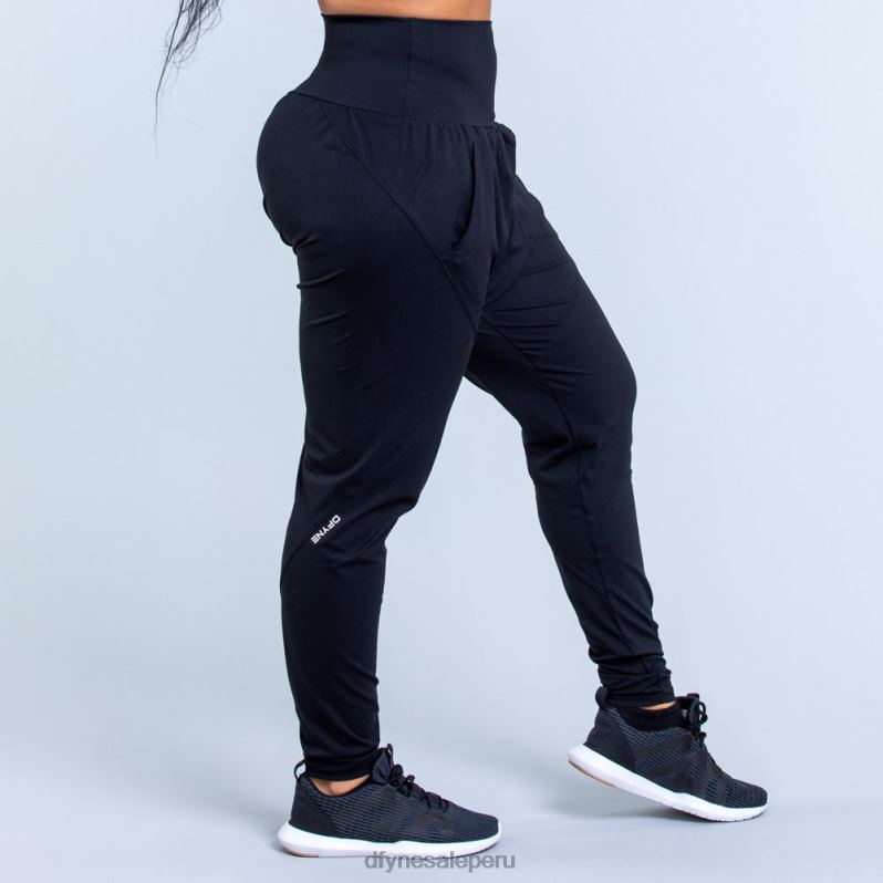 fondos HR0PN99 negro Dfyne joggers de corte cónico harén Origin 1