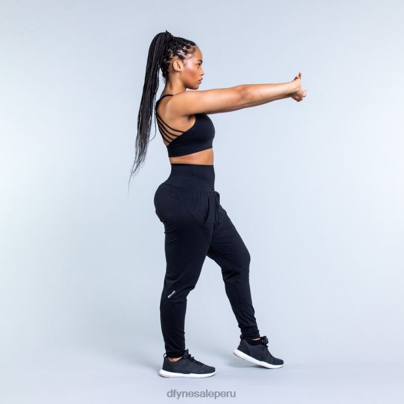 fondos HR0PN99 negro Dfyne joggers de corte cónico harén Origin 1