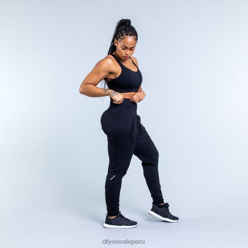 fondos HR0PN99 negro Dfyne joggers de corte cónico harén Origin 1