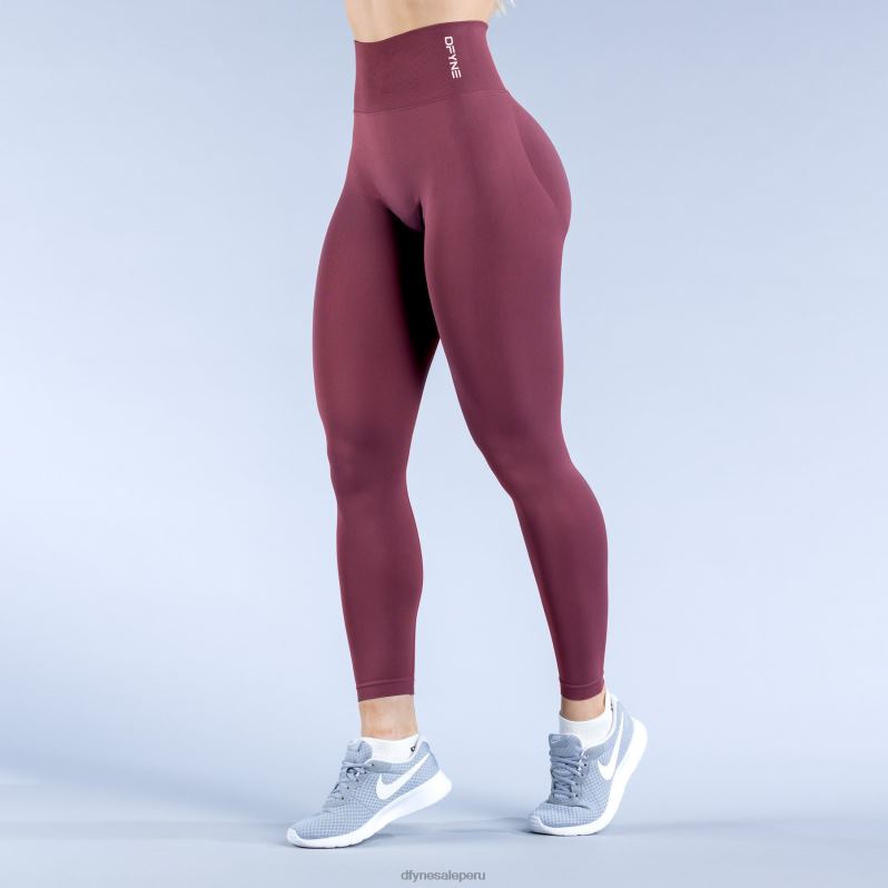 fondos HR0PN27 borgoña Dfyne leggings dinámicos 3
