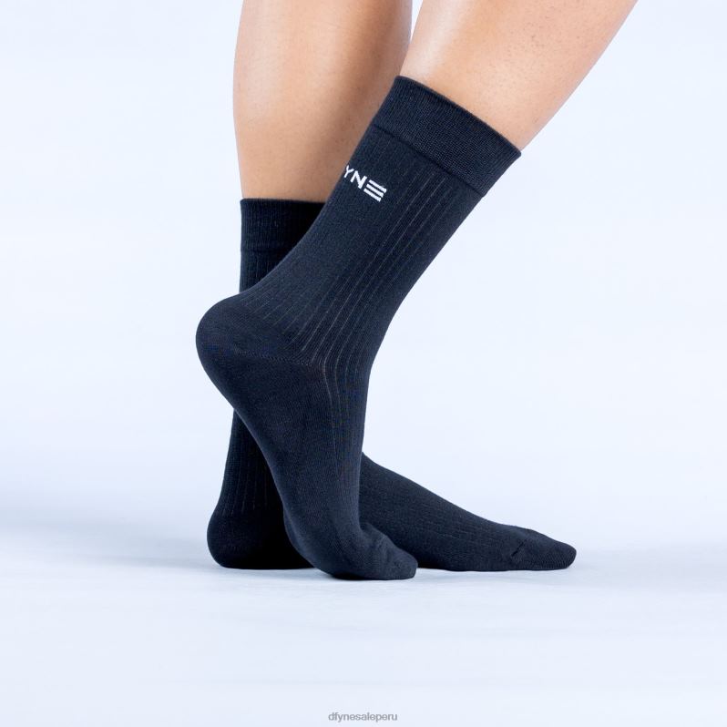 accesorios HR0PN74 negro Dfyne revivir calcetines de tripulación