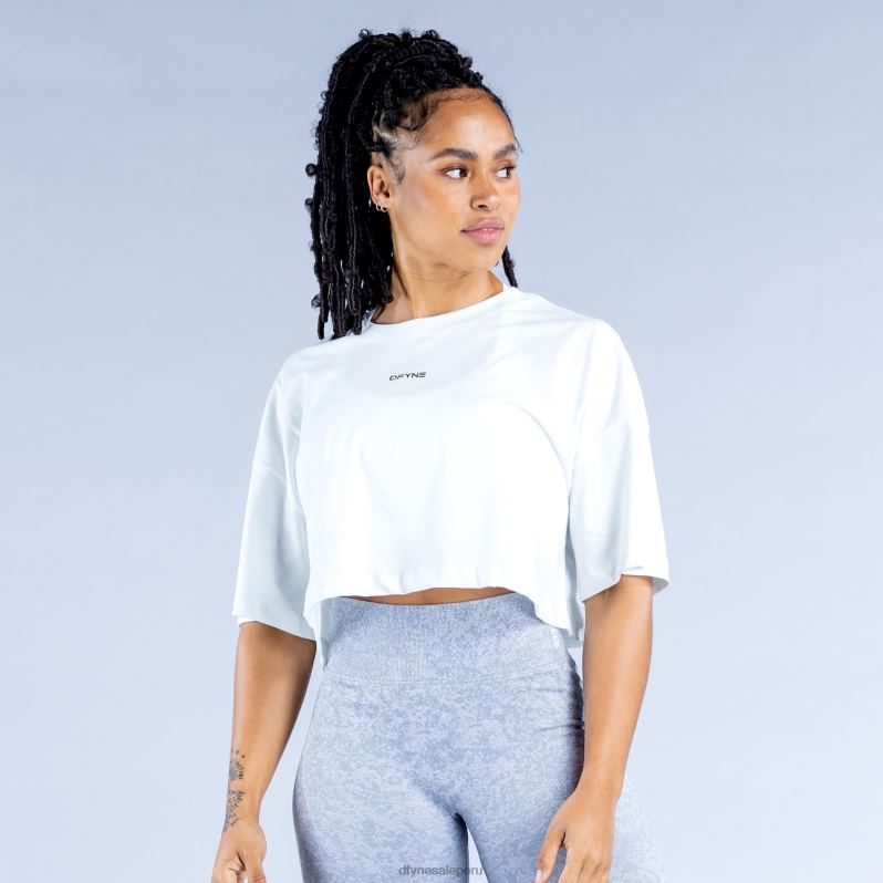 ropa HR0PN87 blanco Dfyne revivir crop top
