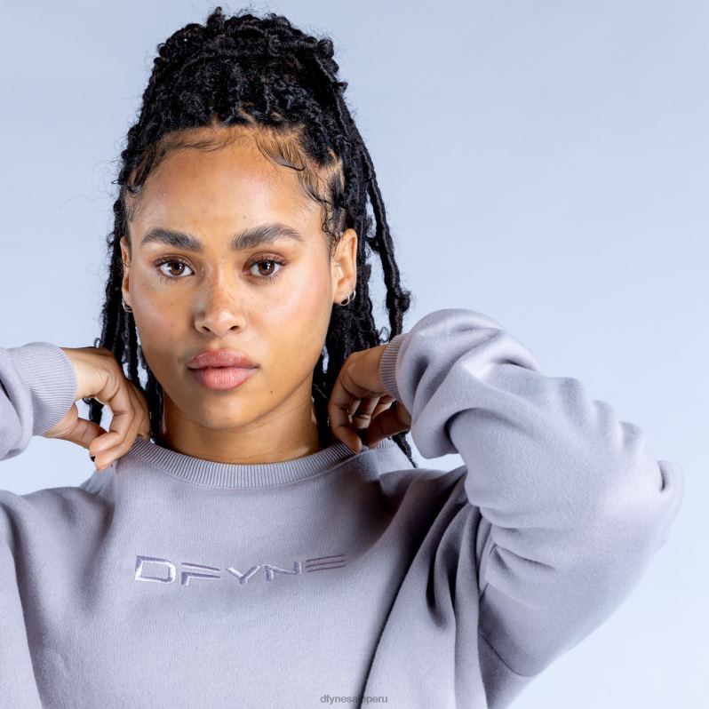 tapas HR0PN34 gris piedra Dfyne suéter corto revive de lujo 2