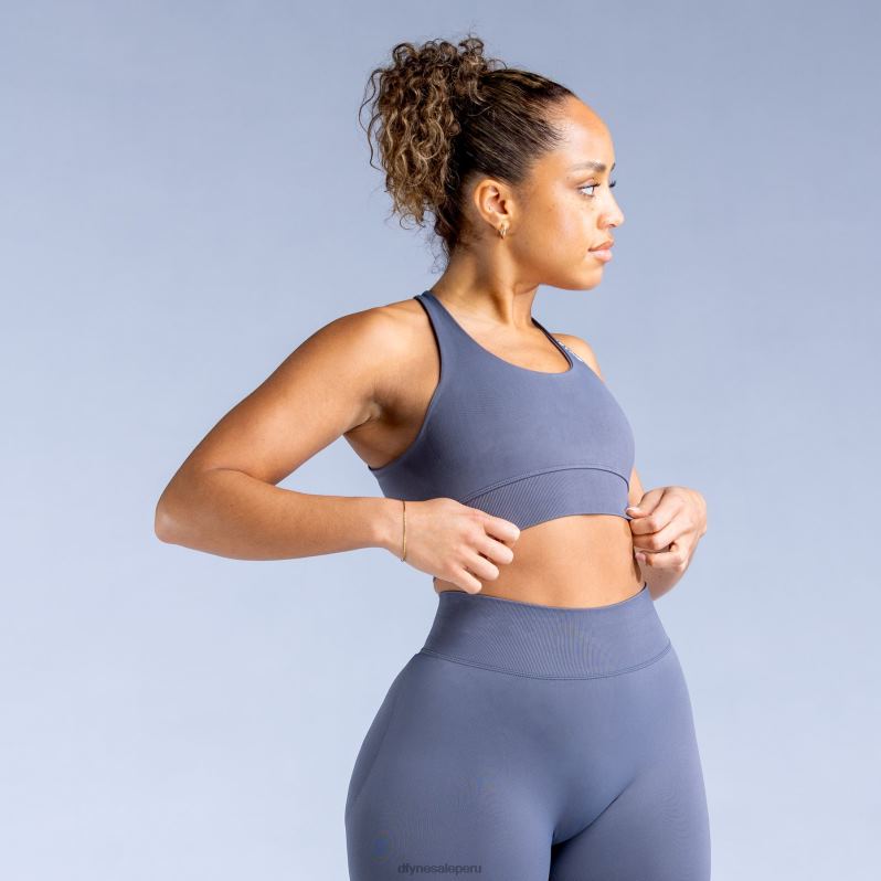 tapas HR0PN131 gris piedra oscuro Dfyne sujetador deportivo dinámico