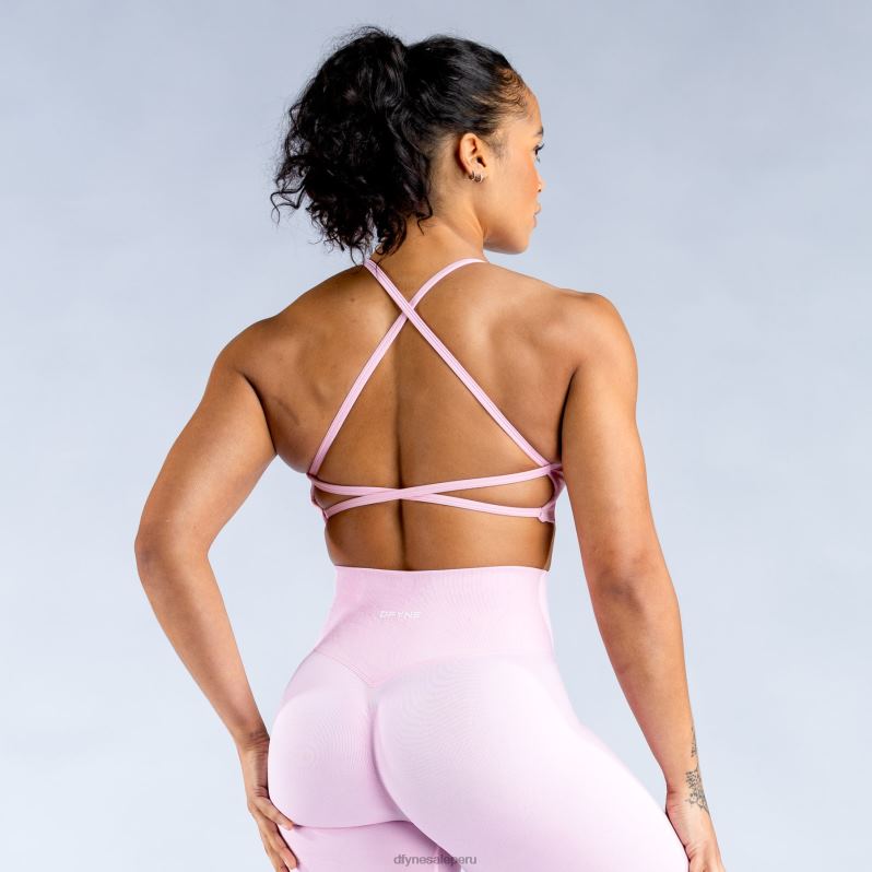 tapas HR0PN155 rosa claro rosa Dfyne sujetador deportivo sin espalda Dynamic Mist