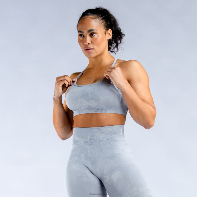tapas HR0PN158 gris piedra claro Dfyne sujetador deportivo sin espalda Dynamic Mist