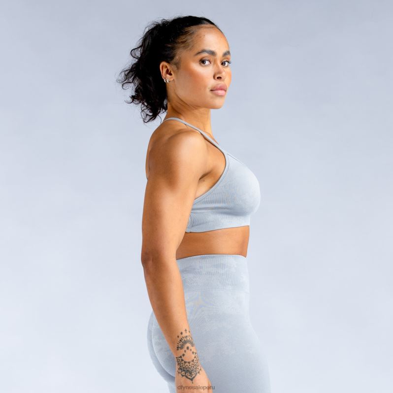 tapas HR0PN158 gris piedra claro Dfyne sujetador deportivo sin espalda Dynamic Mist