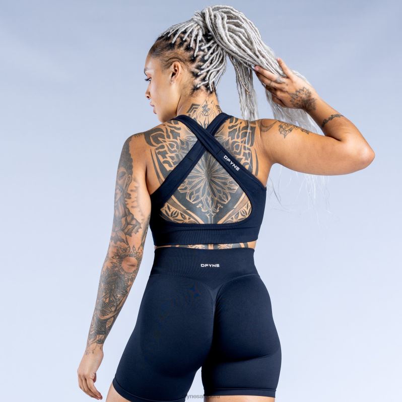 tapas HR0PN29 medianoche negro Dfyne sujetador deportivo dinámico sin costuras