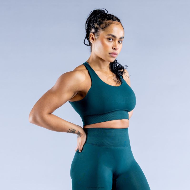 tapas HR0PN42 verde esmeralda oscuro Dfyne sujetador deportivo dinámico