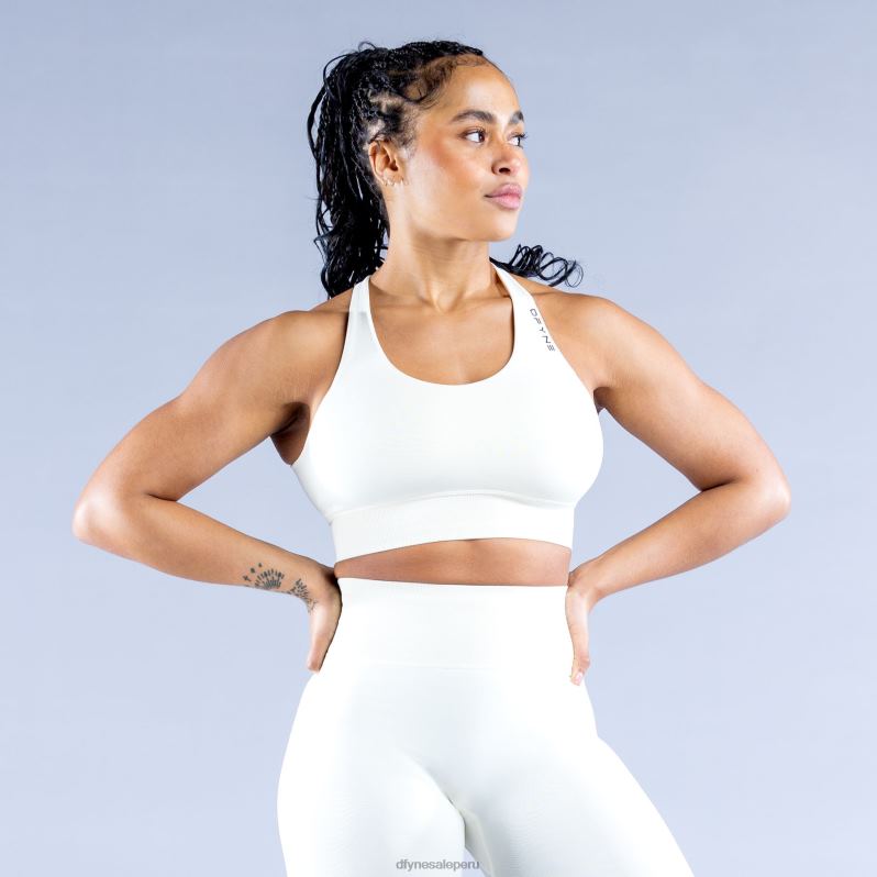 tapas HR0PN46 Blanco como la nieve Dfyne sujetador deportivo dinámico