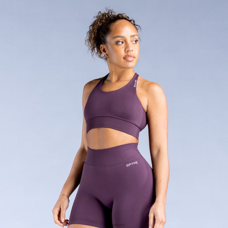 tapas HR0PN47 ciruela perfecta Dfyne sujetador deportivo dinámico